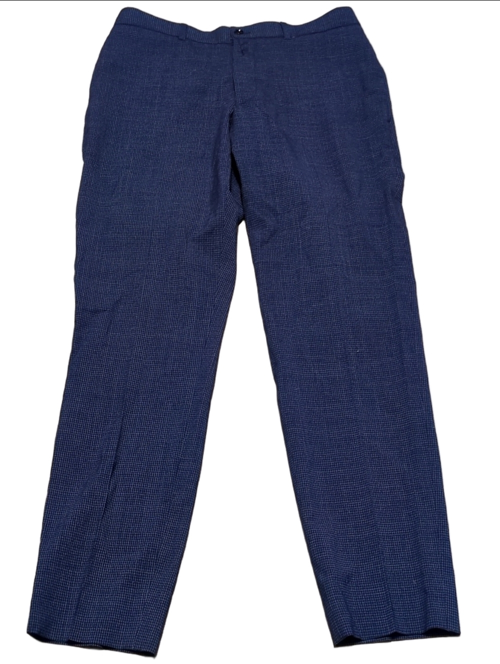 Ted Baker London Blue Checkered Wool Blend Jem Pants Size 35R